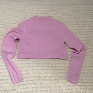NWT Wild Fable Pink Crop Sweater - Size XL